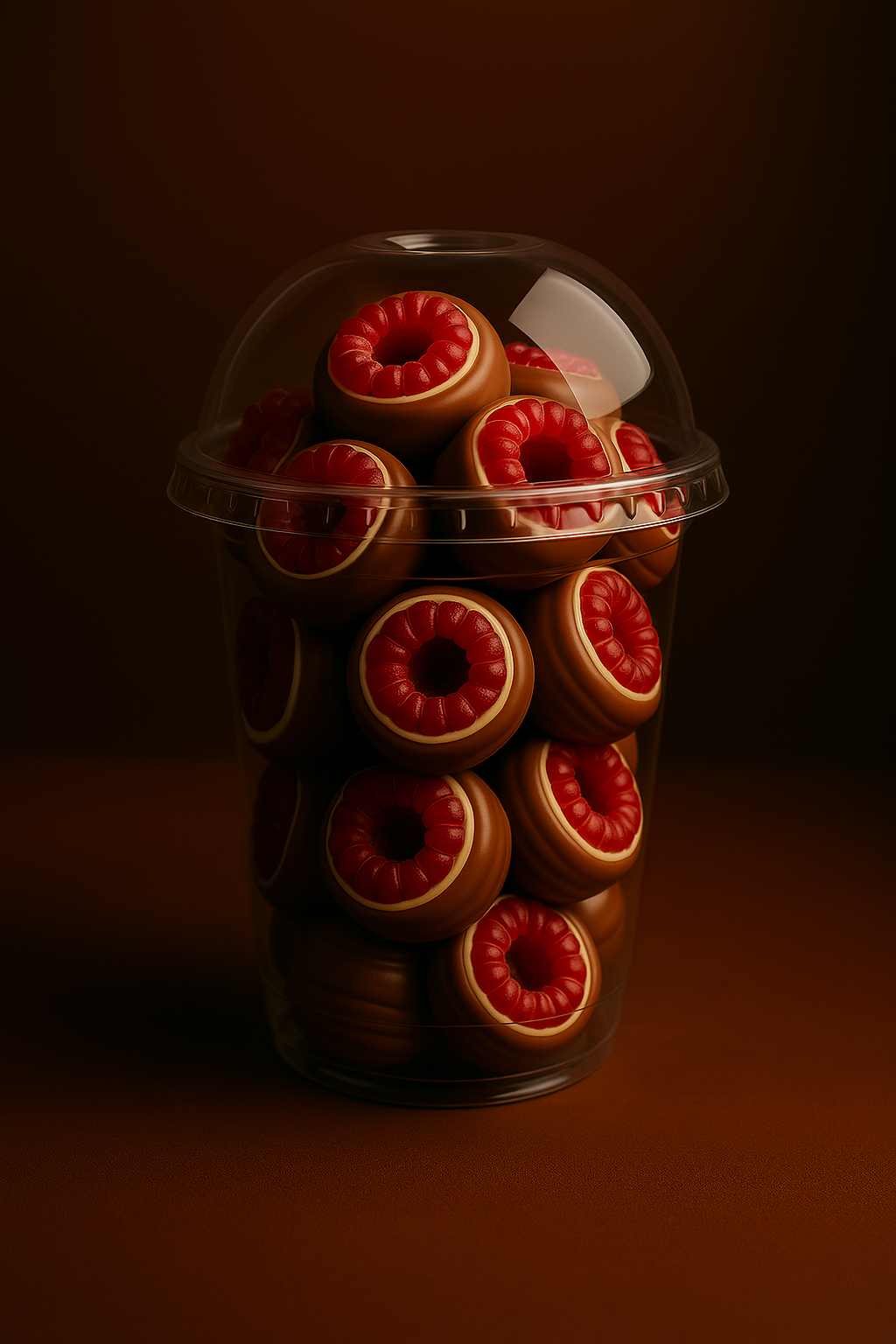 Chocolate-Dipped Organic Raspberries