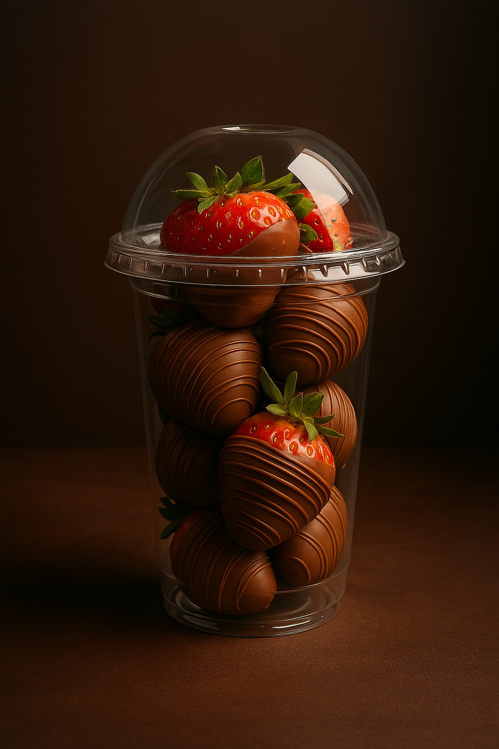 Chocolate-Dipped Organic Strawberries